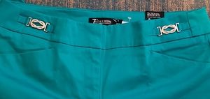 7th Avenue Bootcut Pant in Teal